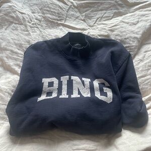 Anine Bing Crewneck Sweatshirt Collegiate Style
